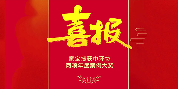 喜报：家宝揽获中环协两项年度大奖